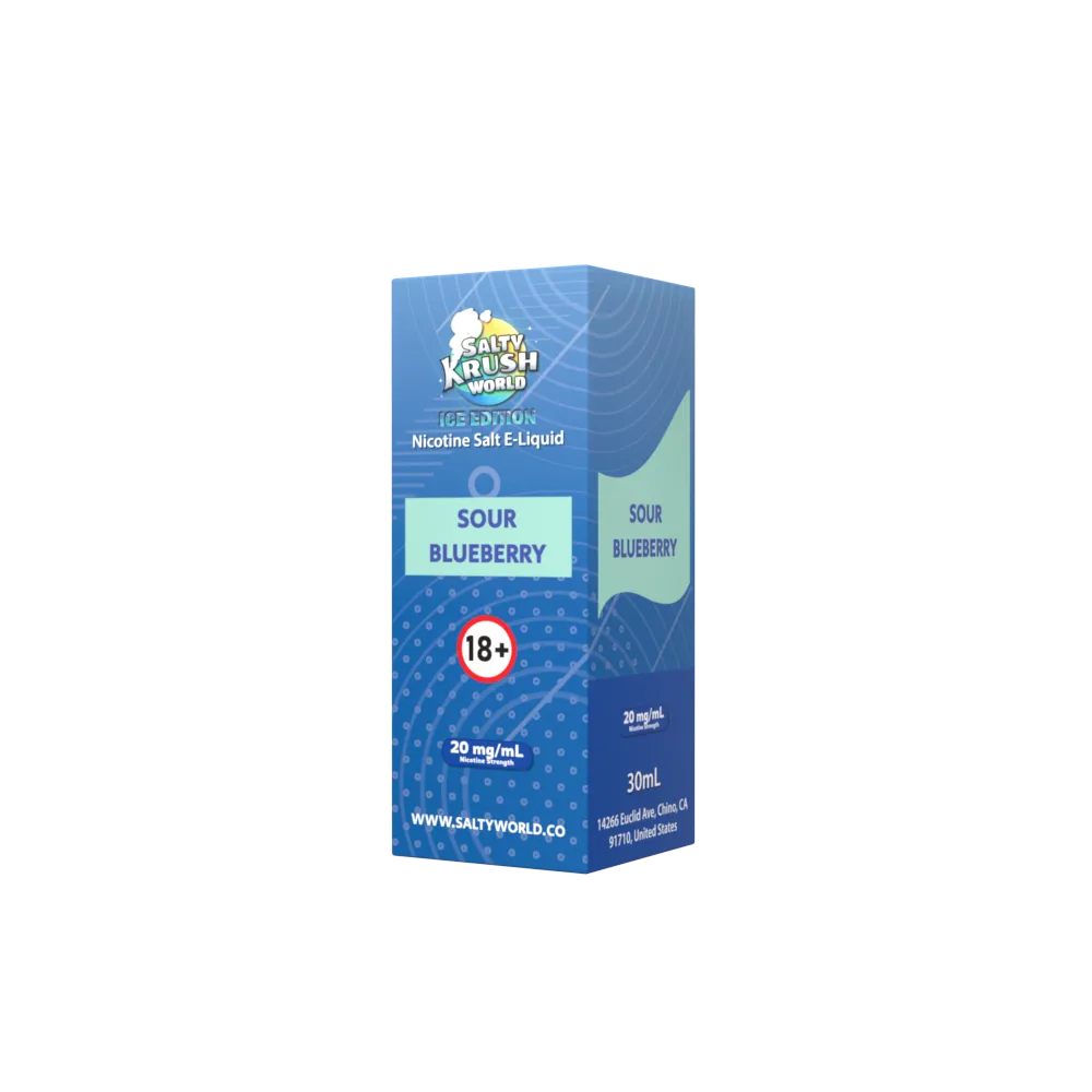 [Ice Ed.] Sour Blueberry - Nicotine Salt E-Liquid