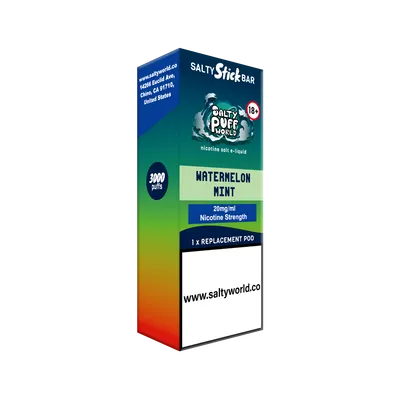 05-watermelon_mint1.png Watermelon Mint- Salty Stick Bar Replacement Pod 11.4mg/mL
