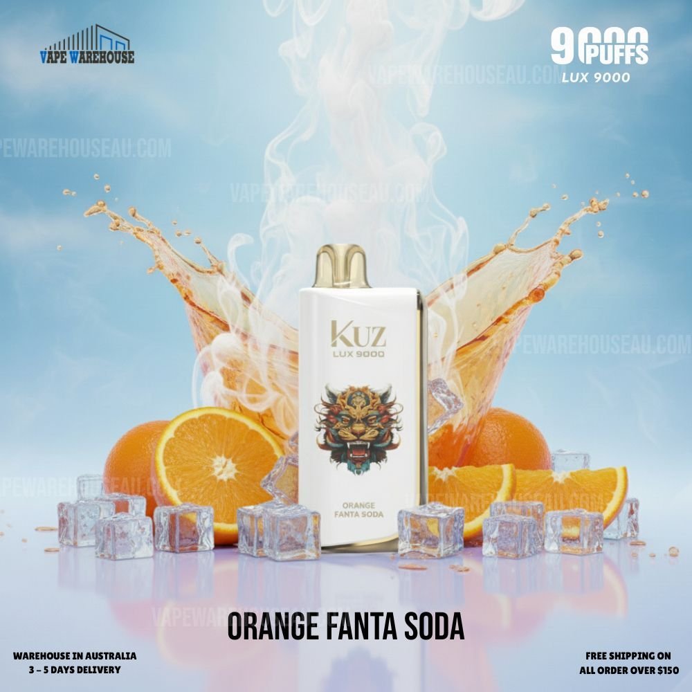 KUZ-LUX-9000-Puffs-Orange-Fanta-Soda-1 Kuz LUX 9000 Puffs Orange Fanta Soda